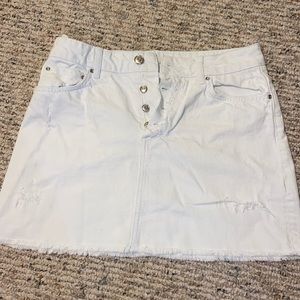 Zara White Skirt